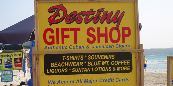Destiny's Gift Shop - Sea Wind Resort - Negril Jamaica